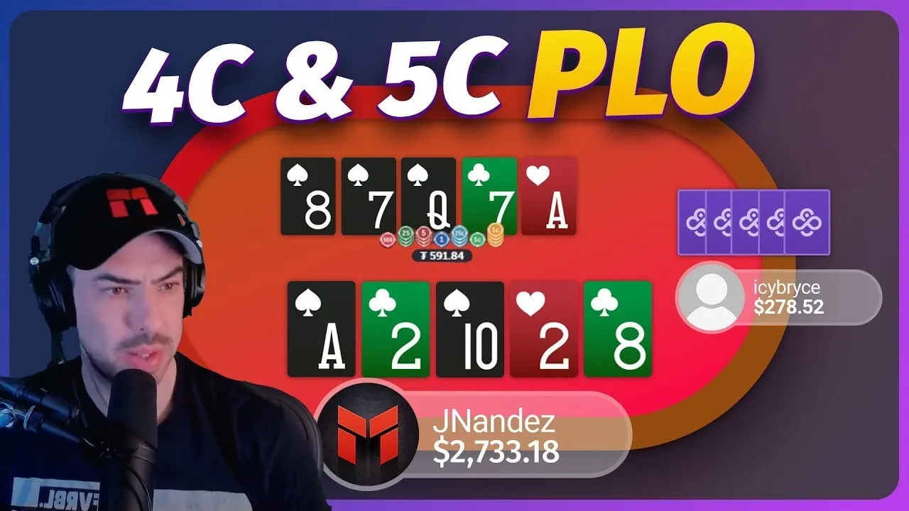 4-Card / 5-Card PLO Cash Games - YouTube