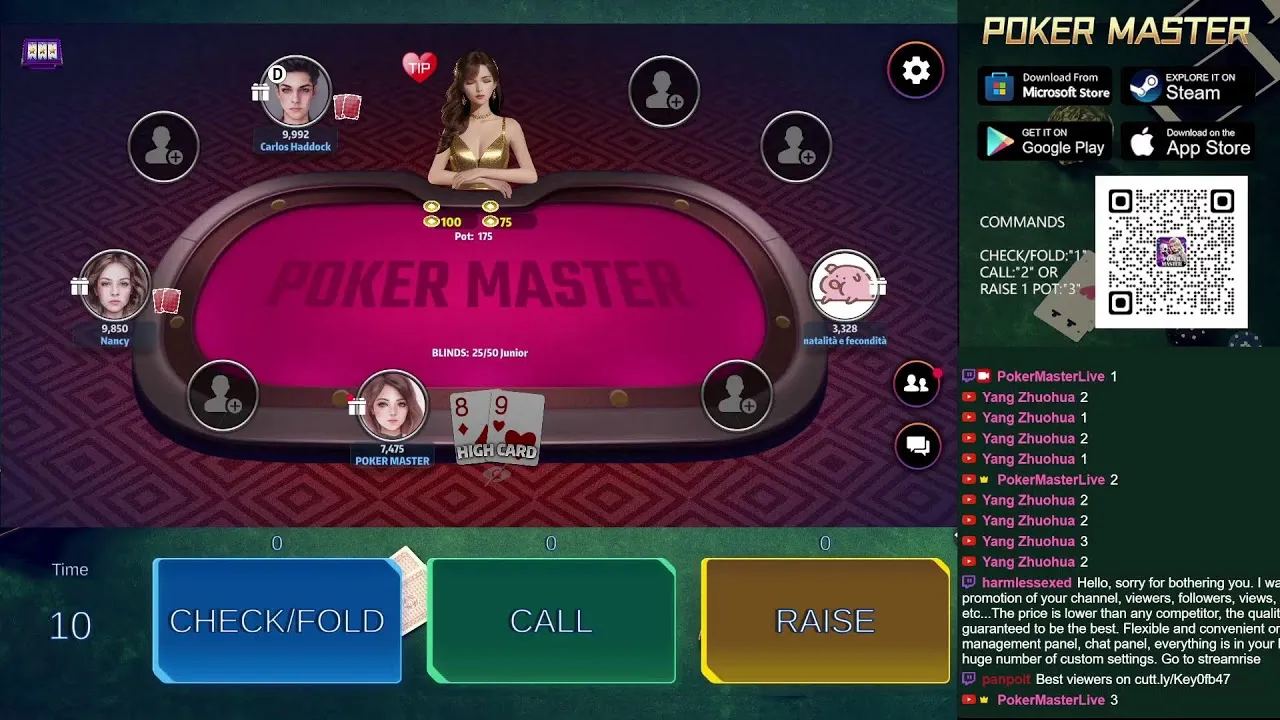 Interactive live game - Texas Holdem Online - YouTube