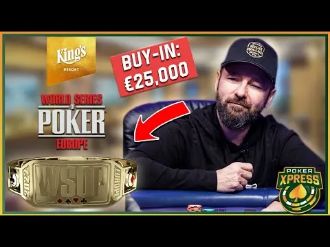 Daniel Negreanu goes for BRACELET #7! Final Day of 2022 WSOP Europe €25k HR Event - YouTube