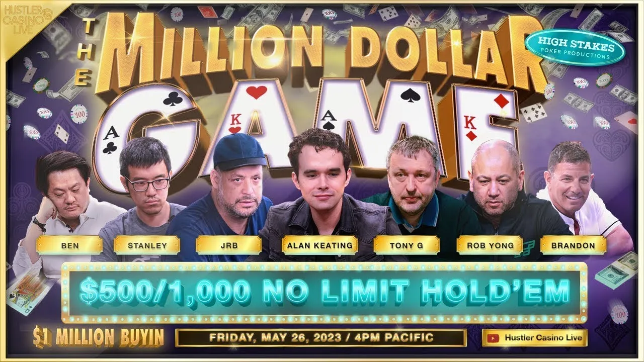 THE MILLION DOLLAR GAME DAY 1 Full Stream w/ Alan Keating Tony G JRB Rob Yong - YouTube