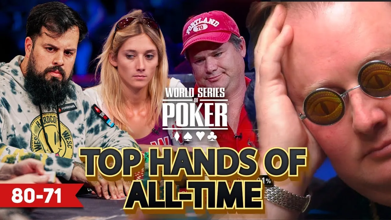 WSOP Top 100 Hands of All Time   80-71   Alejandro Lococo Gaelle Baumann & Greg Raymer - YouTube