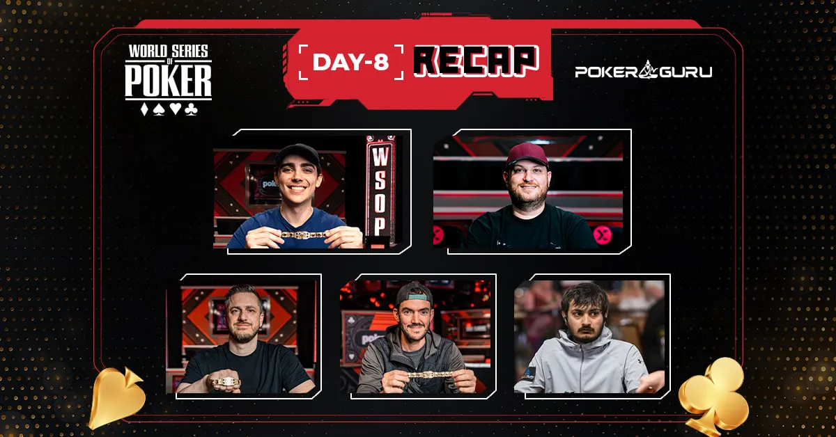 2024 WSOP Daily Recap: Malcolm Trayner Scott Seiver David Prociak & Thibault Perissat Bag Bracelets; Indias Kartik Ved Among Top 30 in Event #16: $5K 8-Handed NLHE